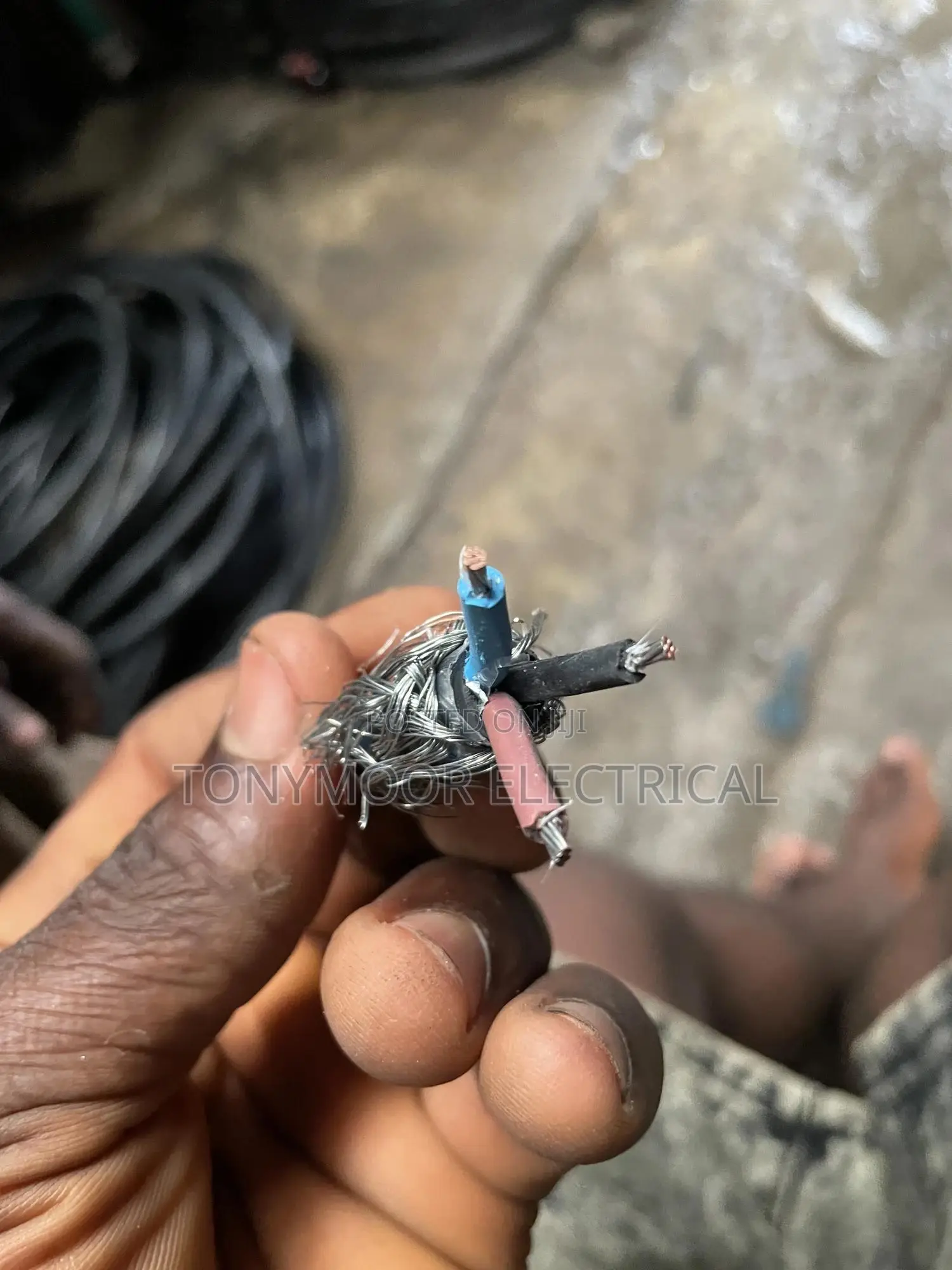 1.5mm 3core Screem Amord Cable