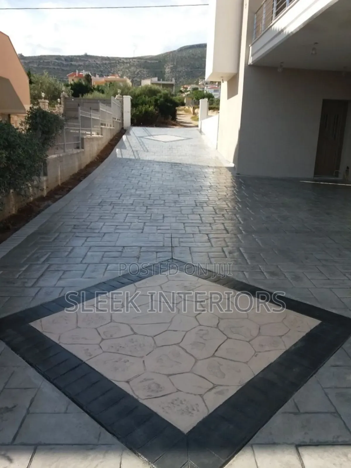 Fresh Stamped Concrete