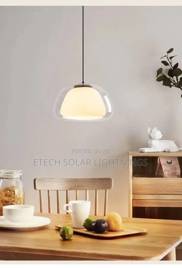 Modern Danish Jelly Glass Luster Pendant Chandelier Light