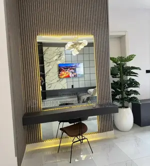 Wall Console With Mirror