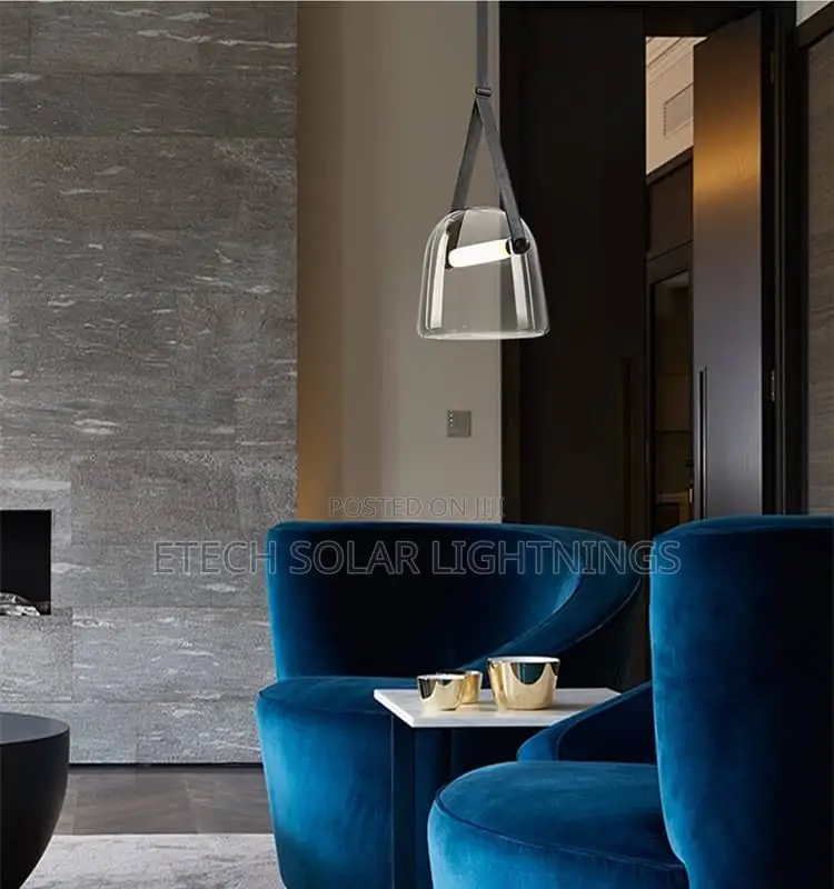 Luxury Modern Led Glass Single Pendant Drop Chandelier Light