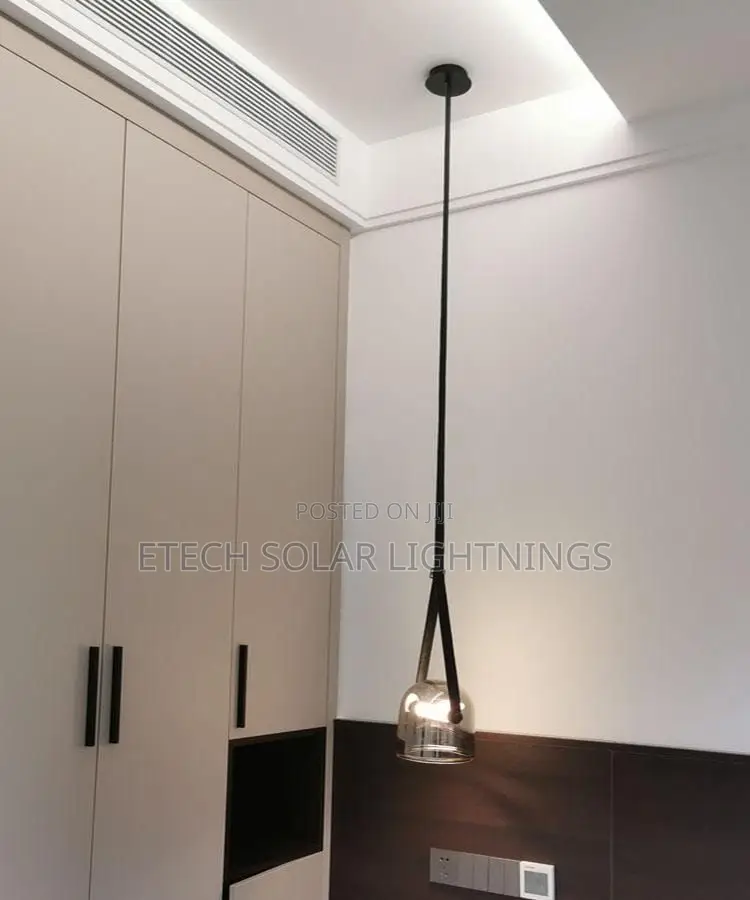 Luxury Modern Led Glass Single Pendant Drop Chandelier Light