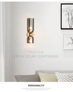Modern Minimalist Glass Wall Creative Design Wall Light
