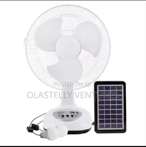 Solar Fan Ac/Dc Rechargeable Table Fan Ka