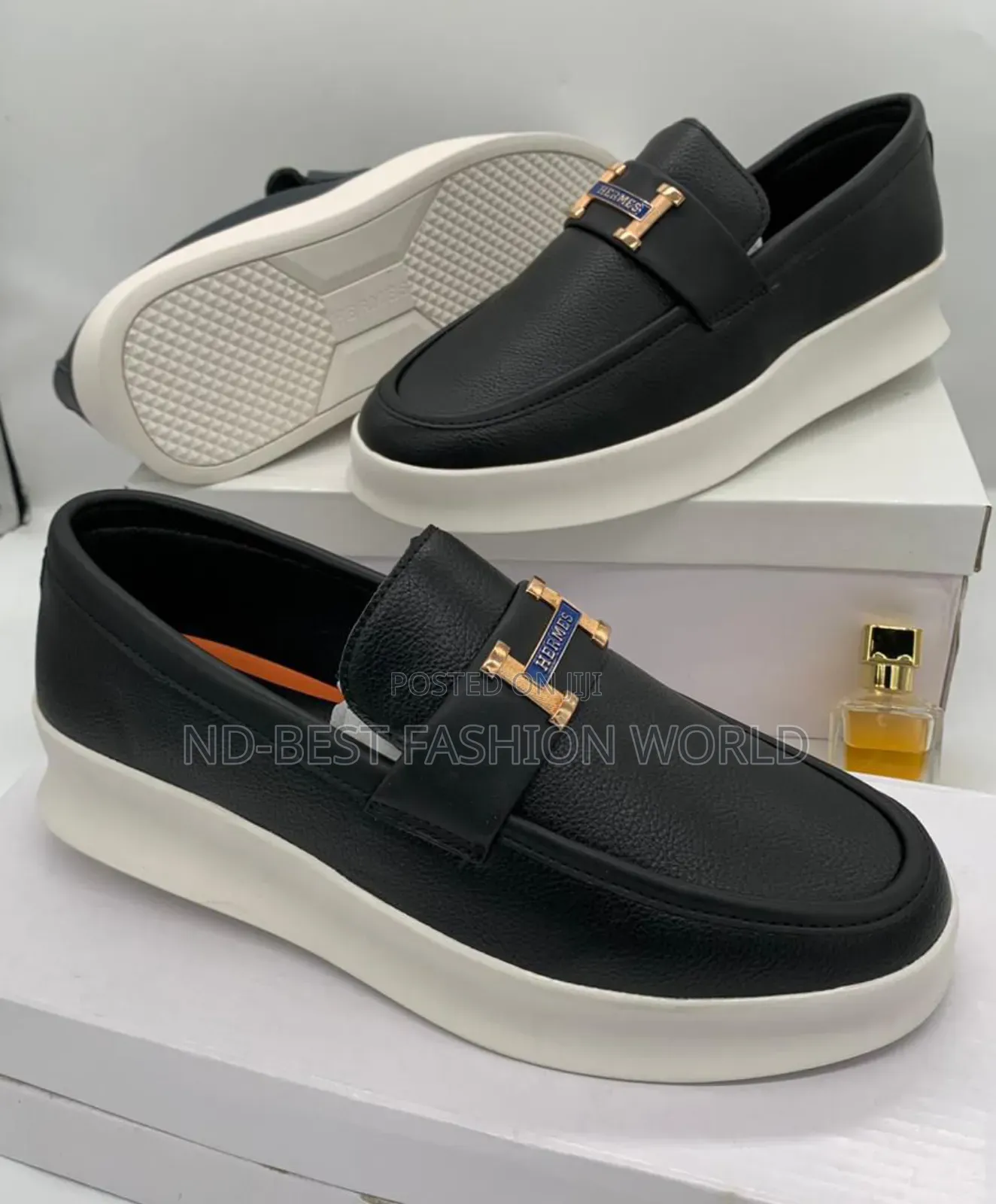 Hermes Leather Flat Shoes