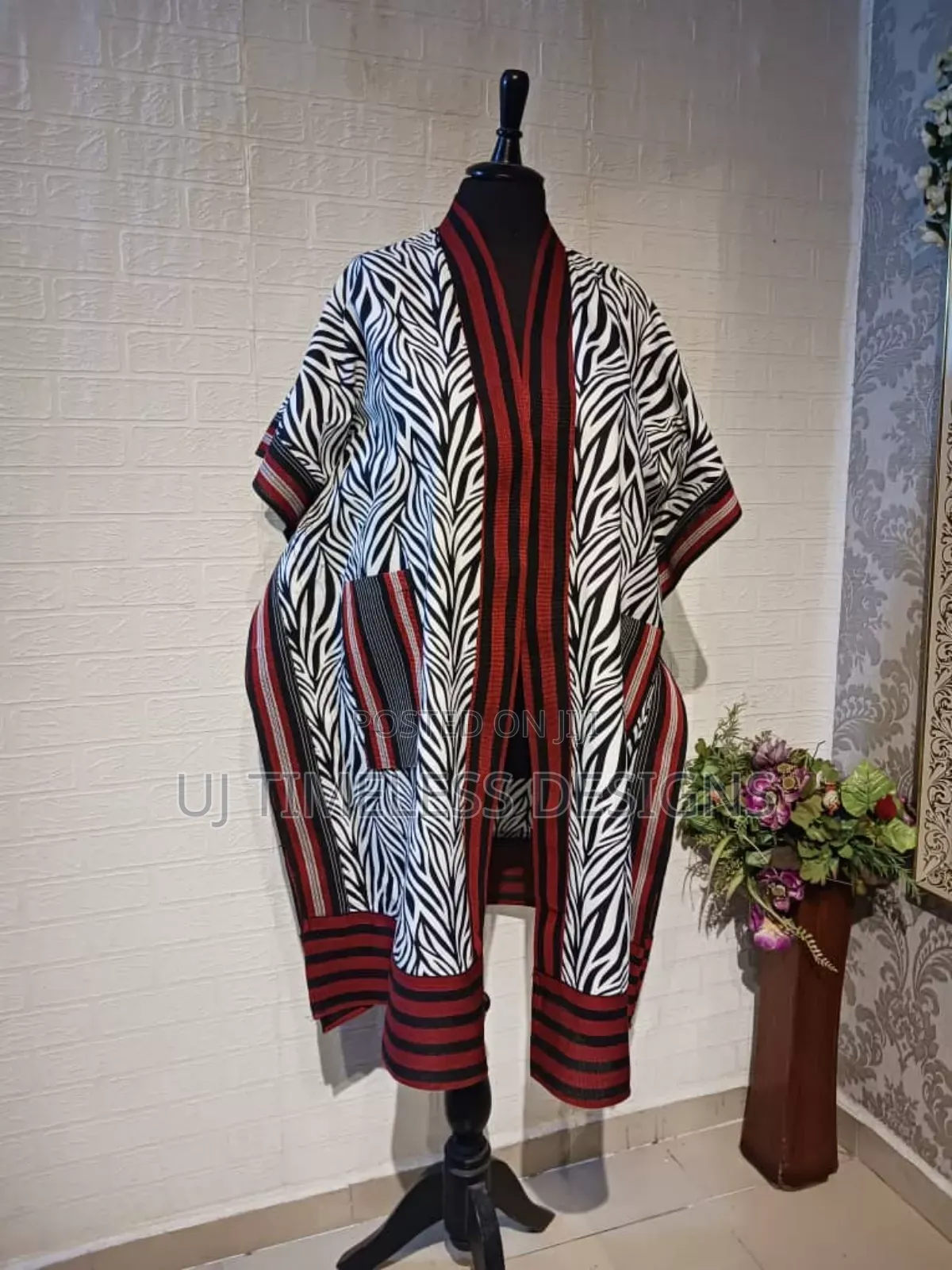 Beautiful Short Ankara Kimono Jackets With Asoke
