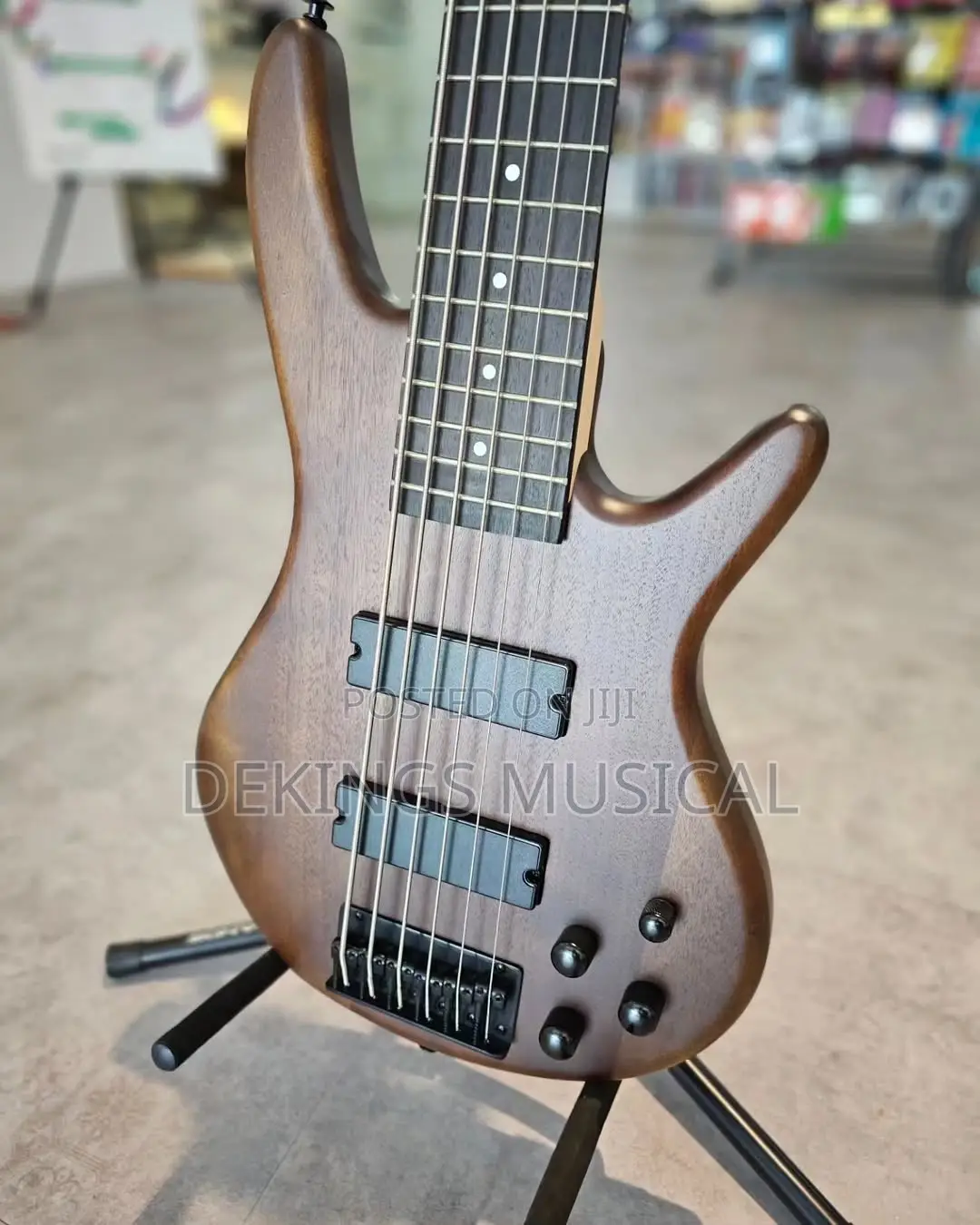Ibanez Gsr206b Gio Bass Guitar 6 Strings Walnut Flat