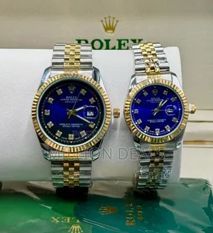 Photo - 2025 2 Pieces His N Her Polished Steel Wrist Watches
