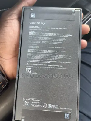 New Samsung Galaxy S25 Edge 512 GB Black