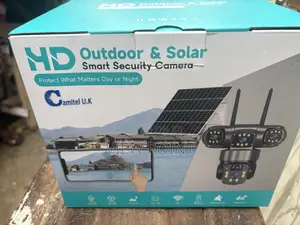 Smart Solar Triple Lens Digital Ptz Camera 10mp