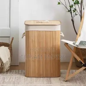 Foldable Rattan Laundry Basket