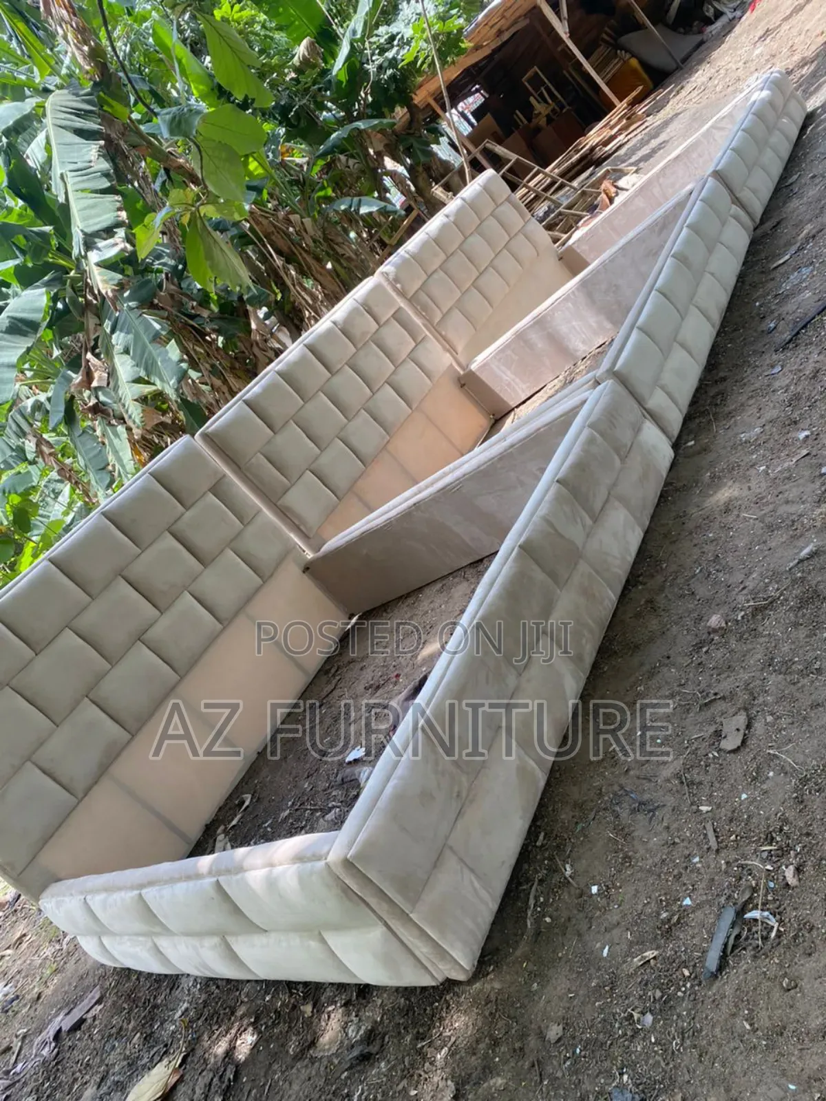 6 by 6 Padded Bedframe