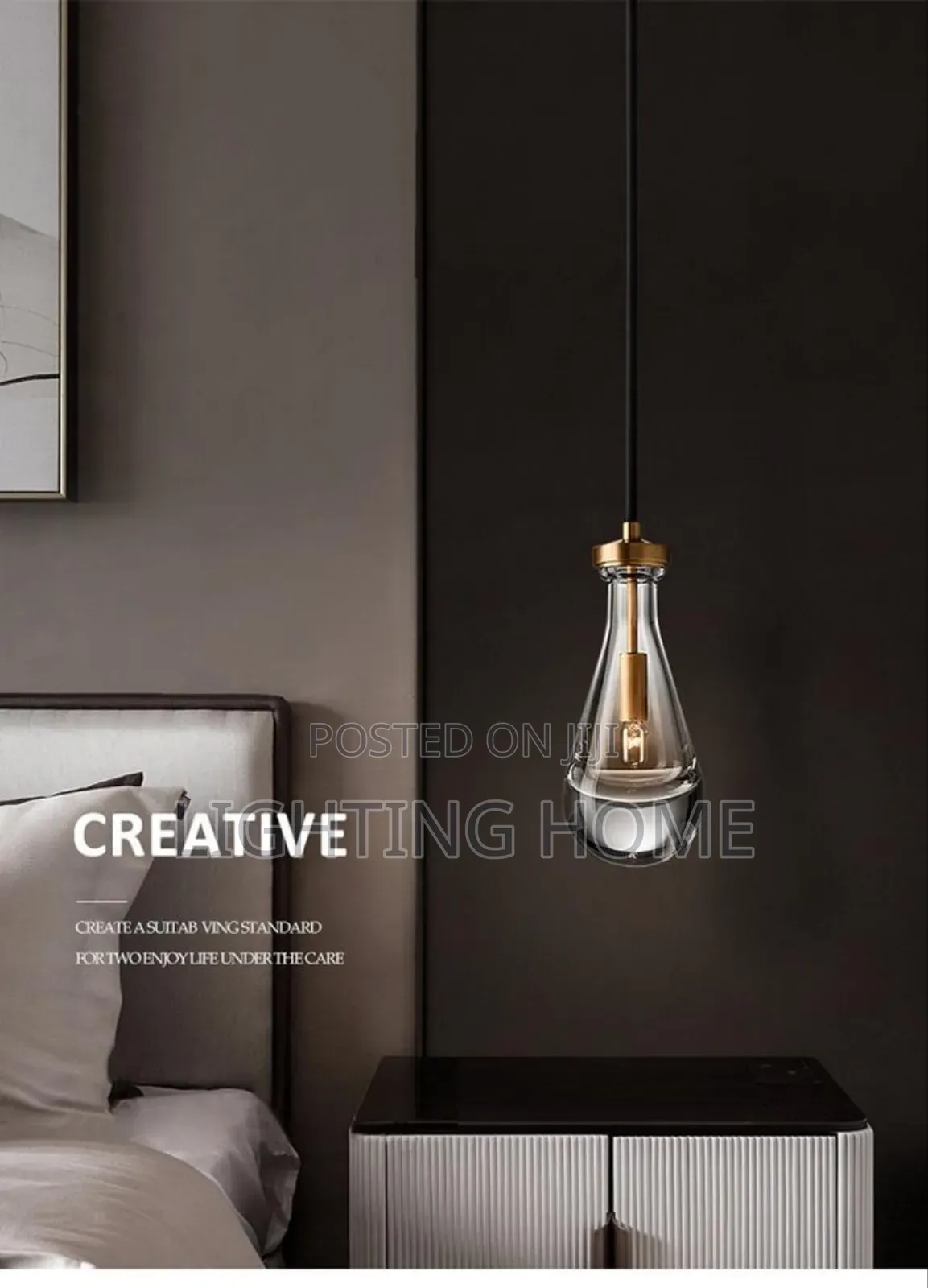 Single Drop Nodic Pendant Light