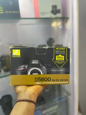 Nikon D5600, With 18 - 55mm Lens.