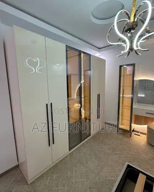 Modern Wardrobe and Dressing Mirror Shelf