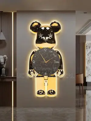 Light Luxury Art Cartoon Clocks, Wall Clock Modern Design