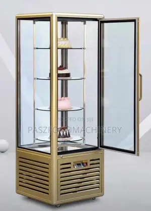 Commercial Standing Rotary Cake Chiller Display