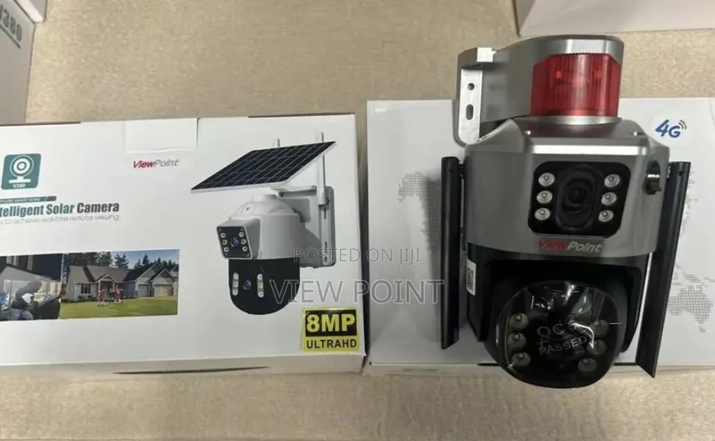4k Solar-powered Outdoor Security Camera 8mp Ptz Panoramic