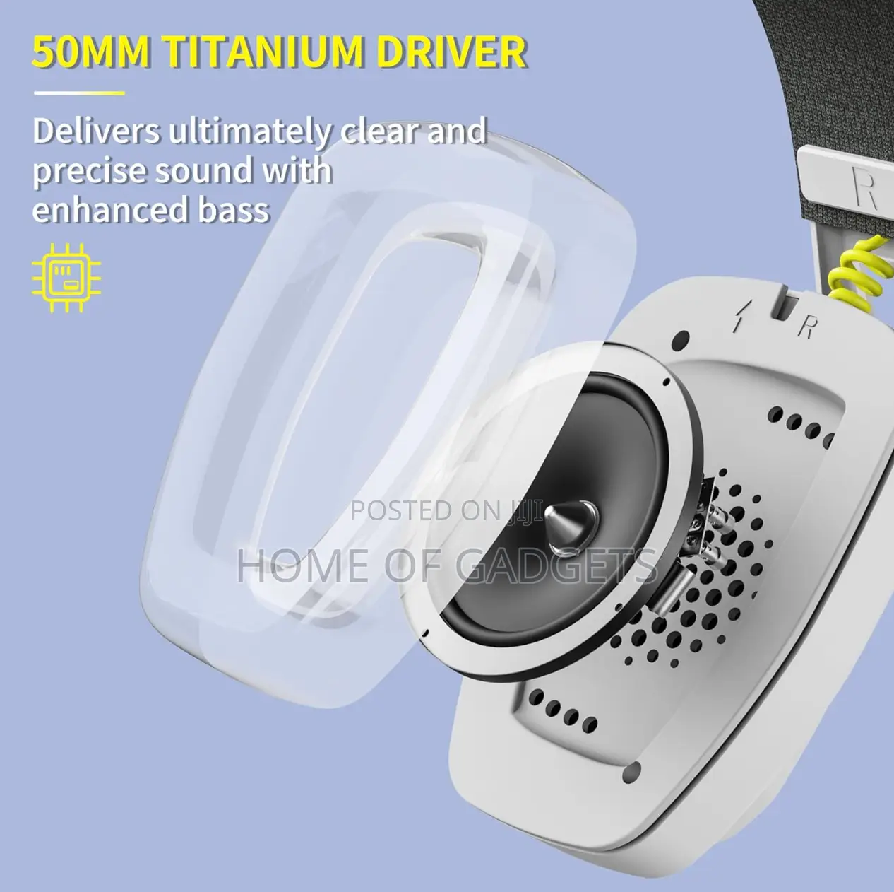 Noise Cancellation Headset With Retractable Mic