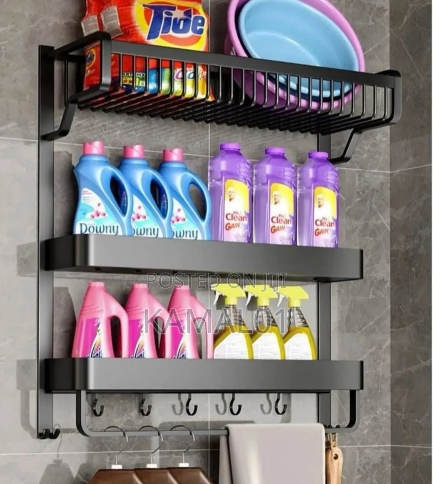 Multipurpose Floating Wall Shelf- Mounted Organiser