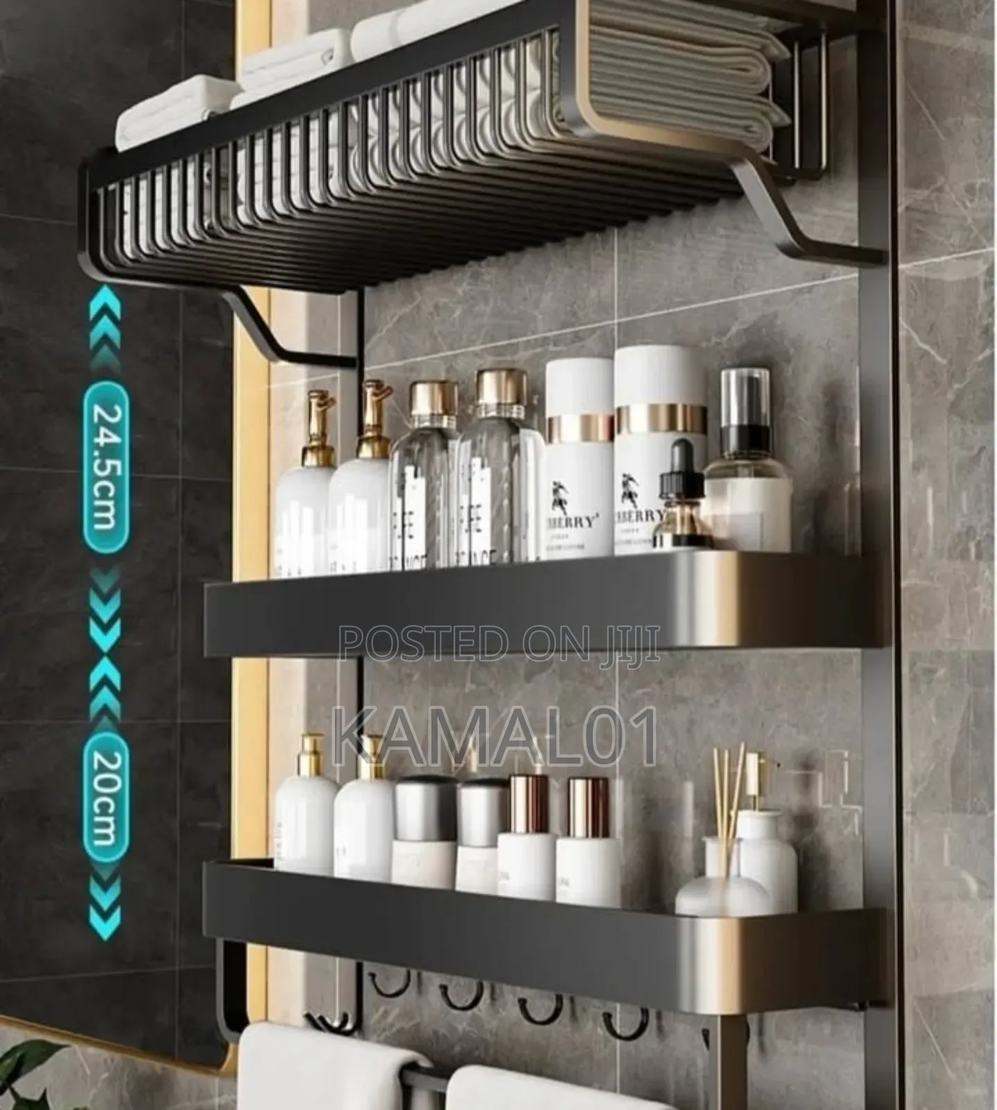 Multipurpose Floating Wall Shelf- Mounted Organiser