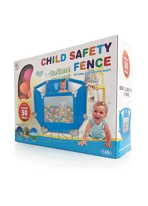 Child Safety Fence With Soft Play Area and Baby Game