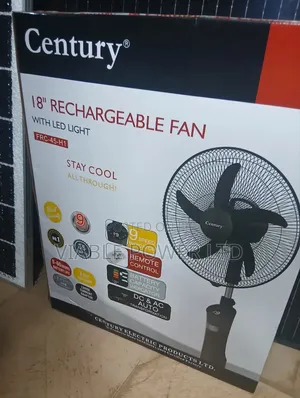 18 Inches Century Rechargeable Solar Fan Very Effective