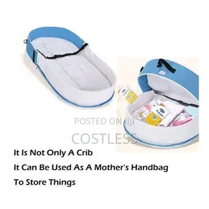 Multi-Function Foldable Baby Crib With Bag.