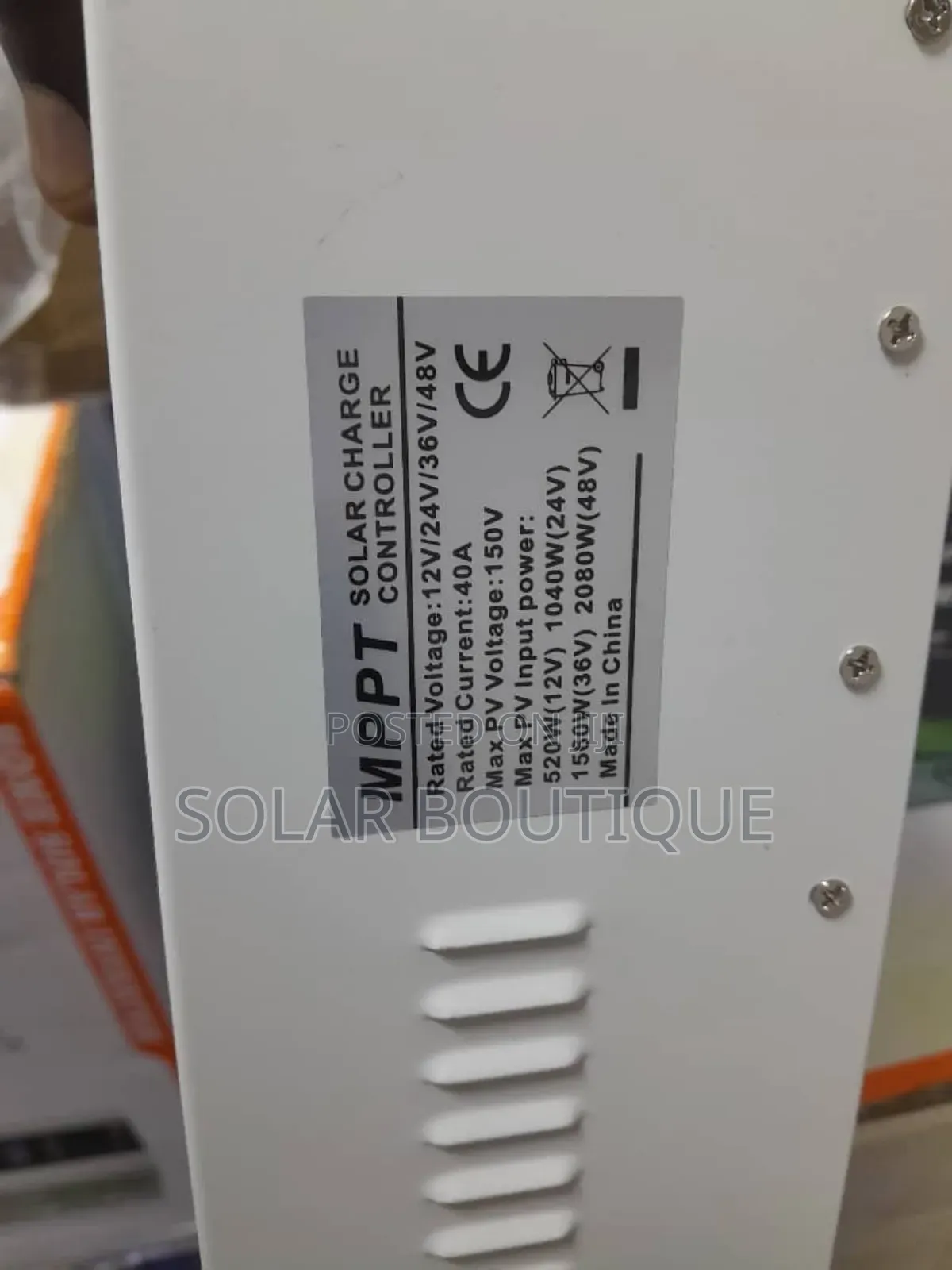 40a 12/24/36/48v Sunfit MPPT Charge Controller