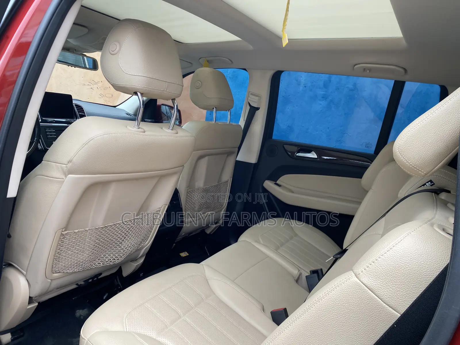 Mercedes-Benz GLS-Class GLS450 4MATIC 2018 Red