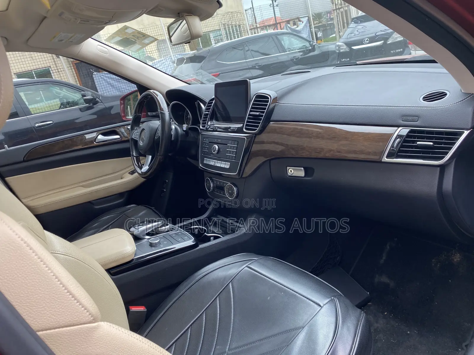 Mercedes-Benz GLS-Class GLS450 4MATIC 2018 Red