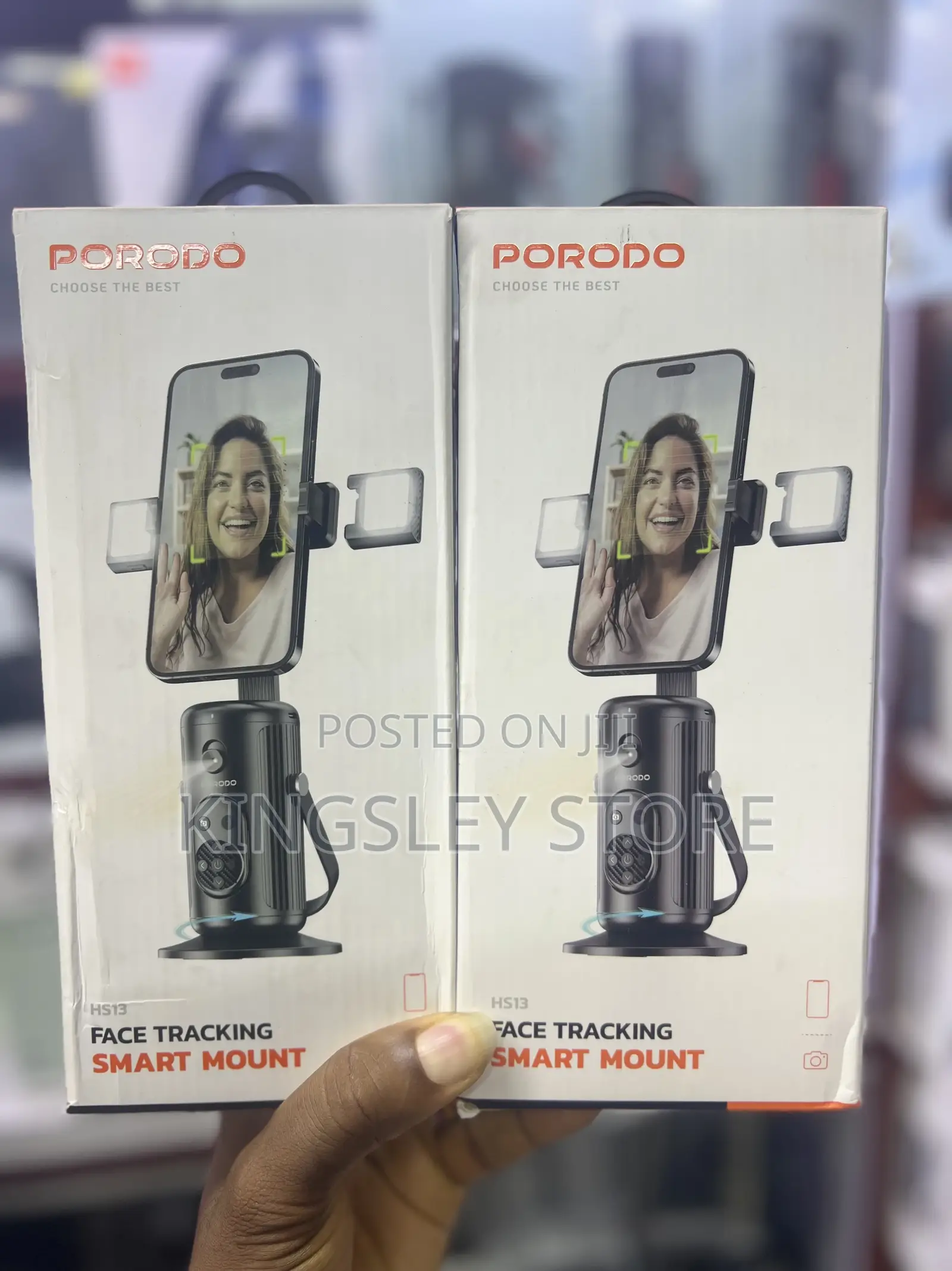 Porodo Face Tracking Smart Mount - Black