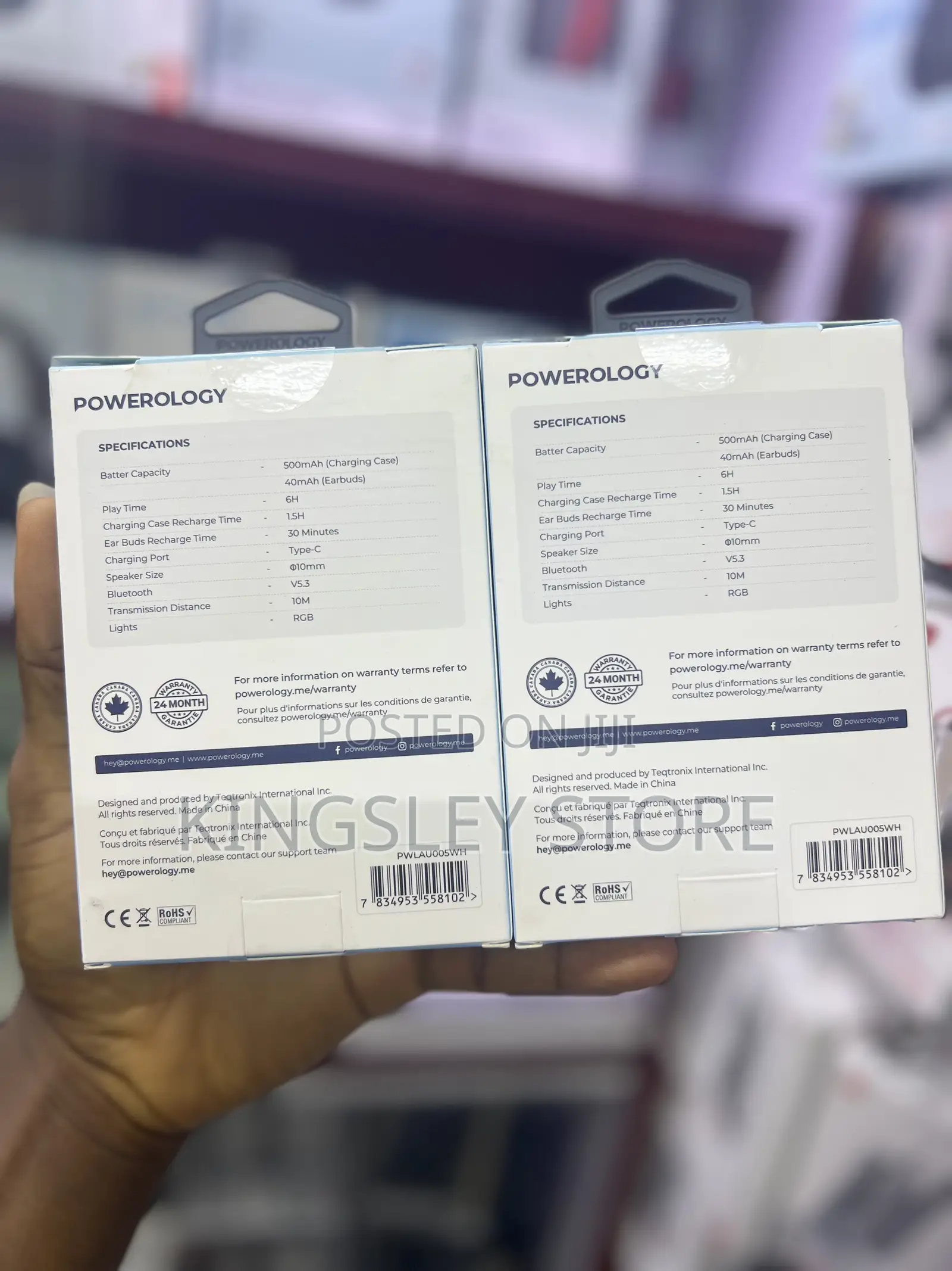Powerology Quad Enc True- Wireless Buds
