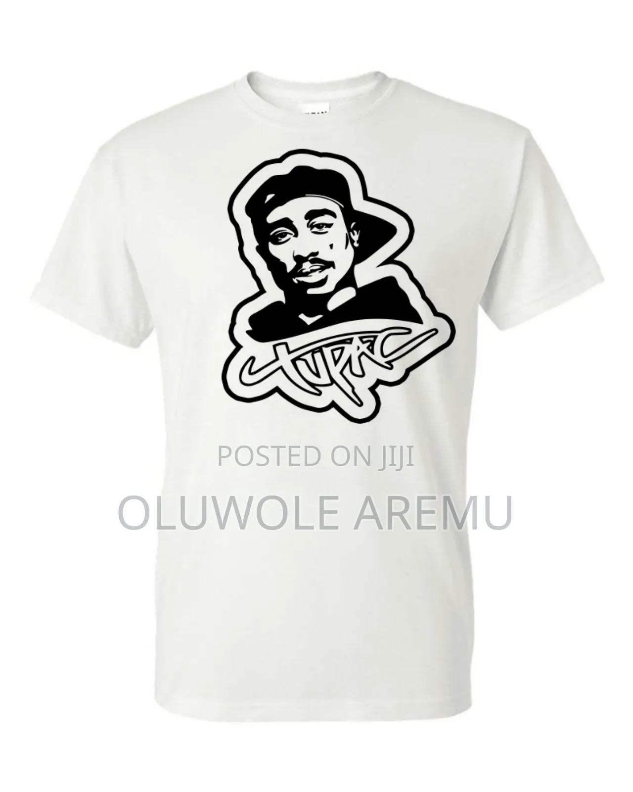 Tupac White Tshirt