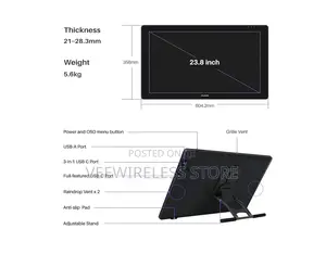 Huion Kamvas 24 Plus 2. QHD Graphic Drawing Tablet