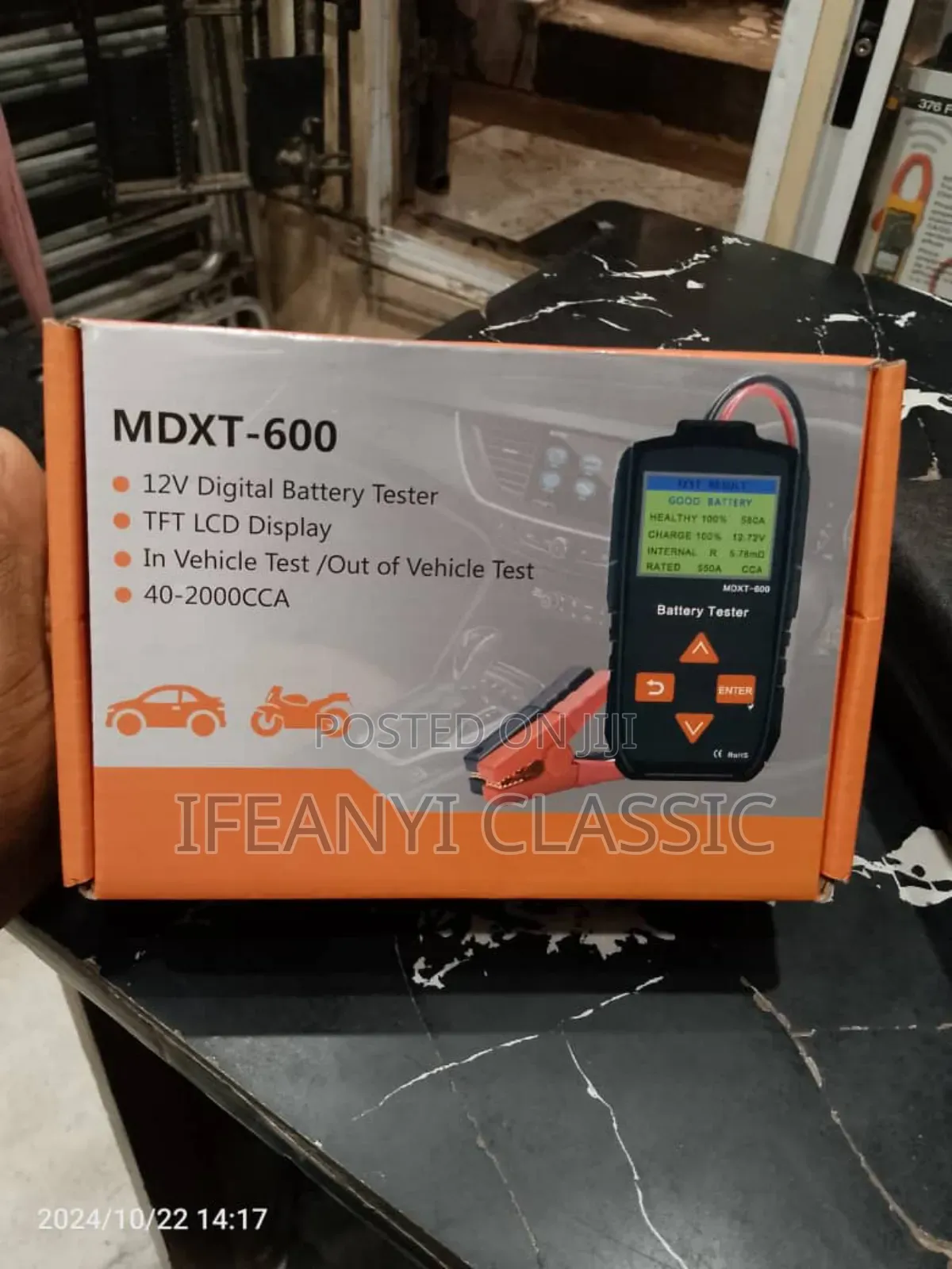 Mdxt_600 Digital Battery Tester