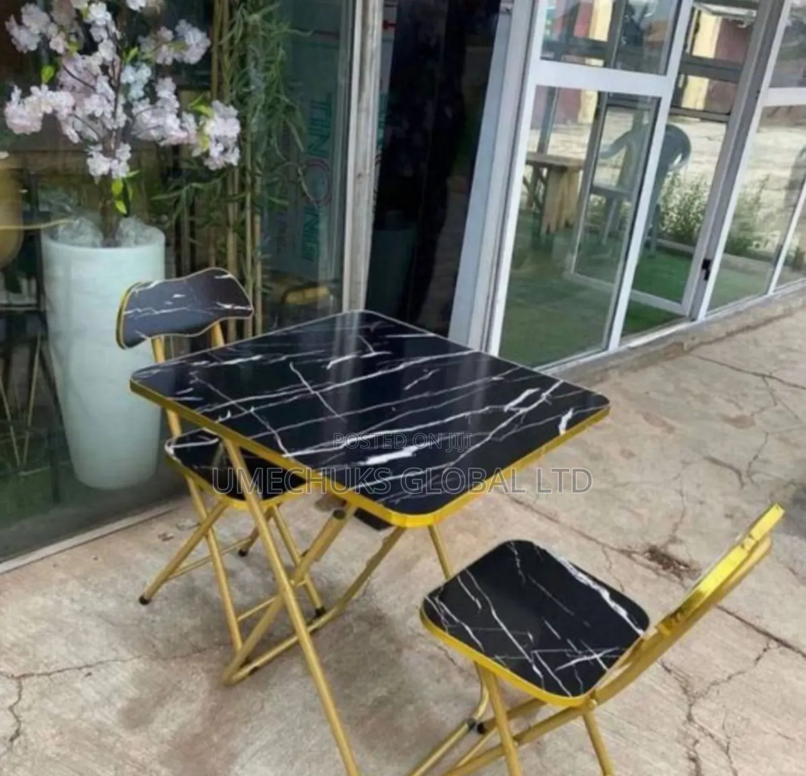 Strong Quality Foldable Table With 2 Chairs