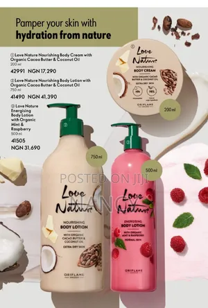 Photo - Love Nature Energizing Body Lotion With Organic Raspberry