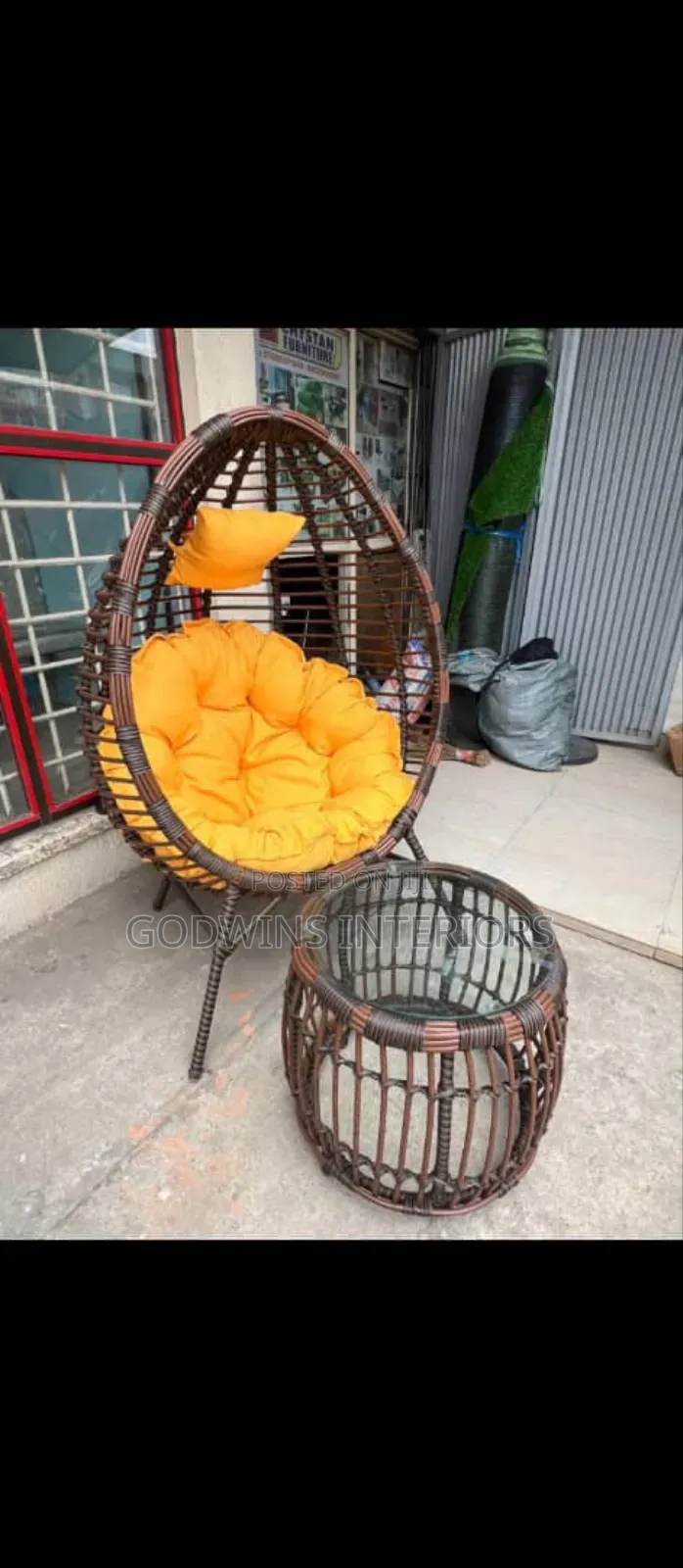 Furniture Set(Chair With Stool)