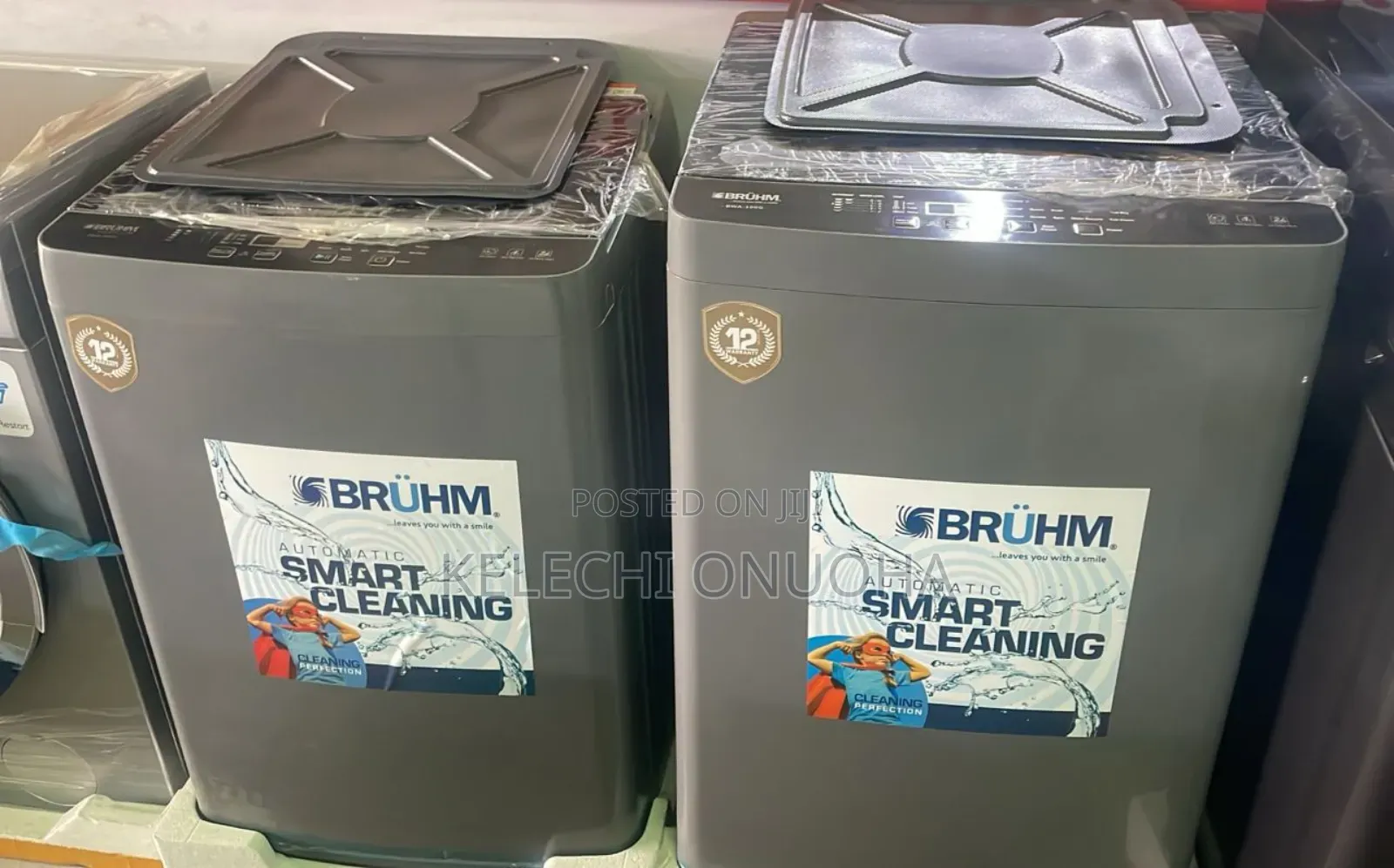 Bruhm Washing Machine 8kg Automatic