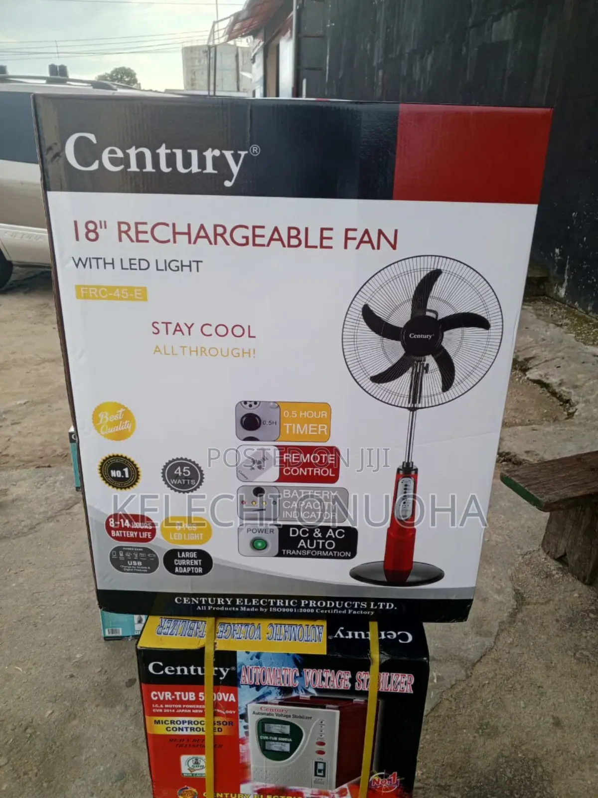 Century Rechargeable Fan