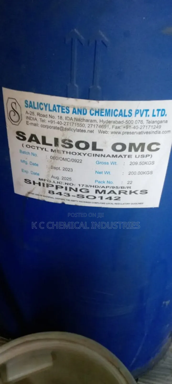 Octyl Methoxycinnamate (Omc)