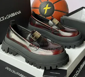 Dg Wine/Black Chunky Loafers