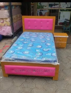 4by6 Wooden Bedframe With Mattress