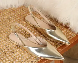 Flat Shoe With Ankle Strap