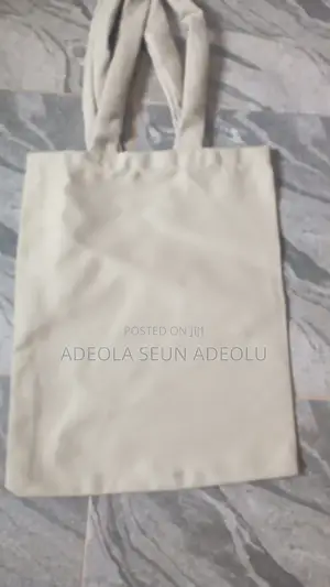 Plain Chinos Material Tote Bags