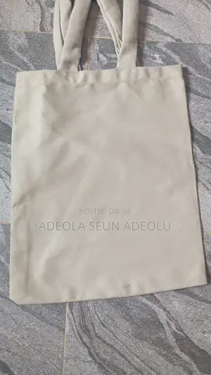 Plain Chinos Material Tote Bags