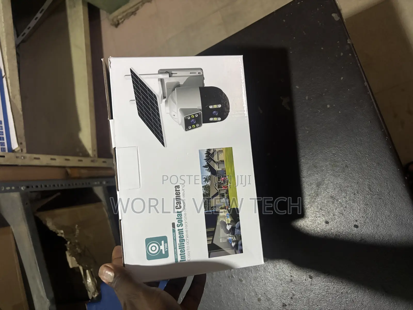 Dual Lens View Solar Security Camera With 4g