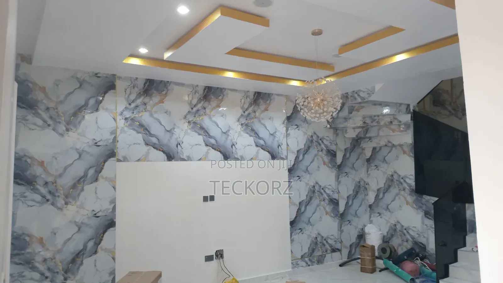 Self Adhesive Marble PVC Wall Sticker