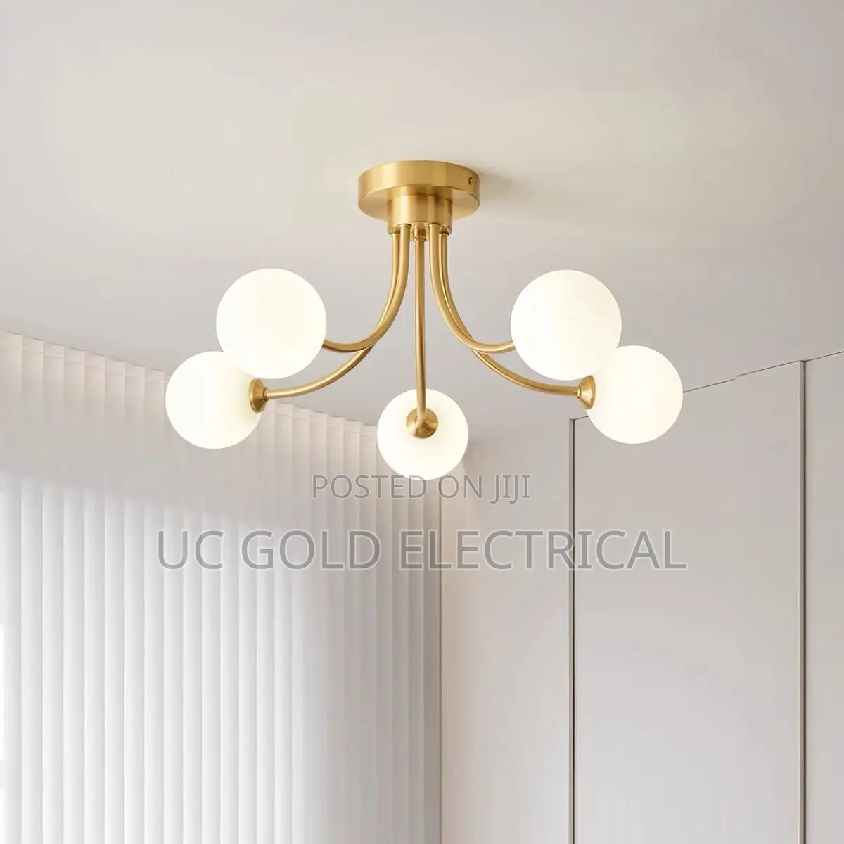 Nordic Modern Glass Ball Led Ceiling Chandelier 5/9-Light